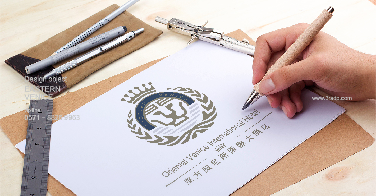 LOGO設(shè)計(jì)，標(biāo)志設(shè)計(jì)，VI設(shè)計(jì)，品牌設(shè)計(jì)-東方威尼斯國(guó)際大酒店標(biāo)志VI設(shè)計(jì)