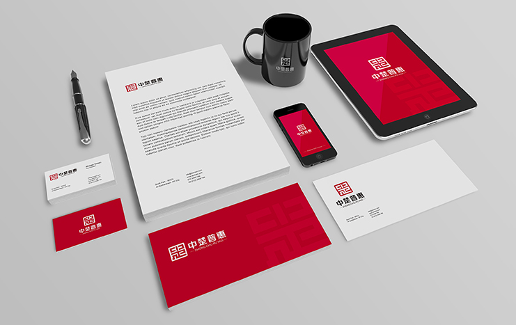 標(biāo)志LOGO，VI設(shè)計(jì)-湖北中楚普惠金融技術(shù)服務(wù)外包有限公司