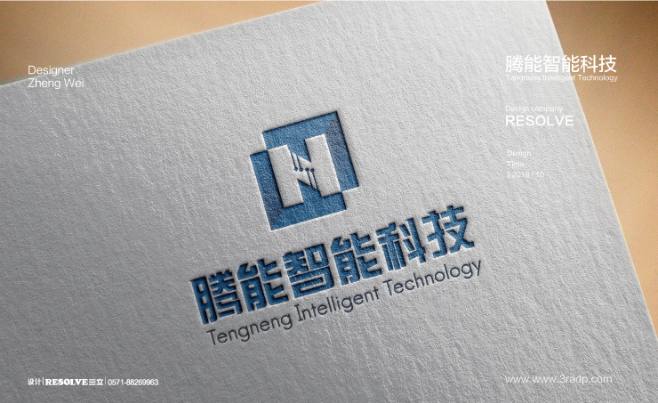 騰能智能科技vi設(shè)計(jì)，標(biāo)志標(biāo)準(zhǔn)字體組合設(shè)計(jì)